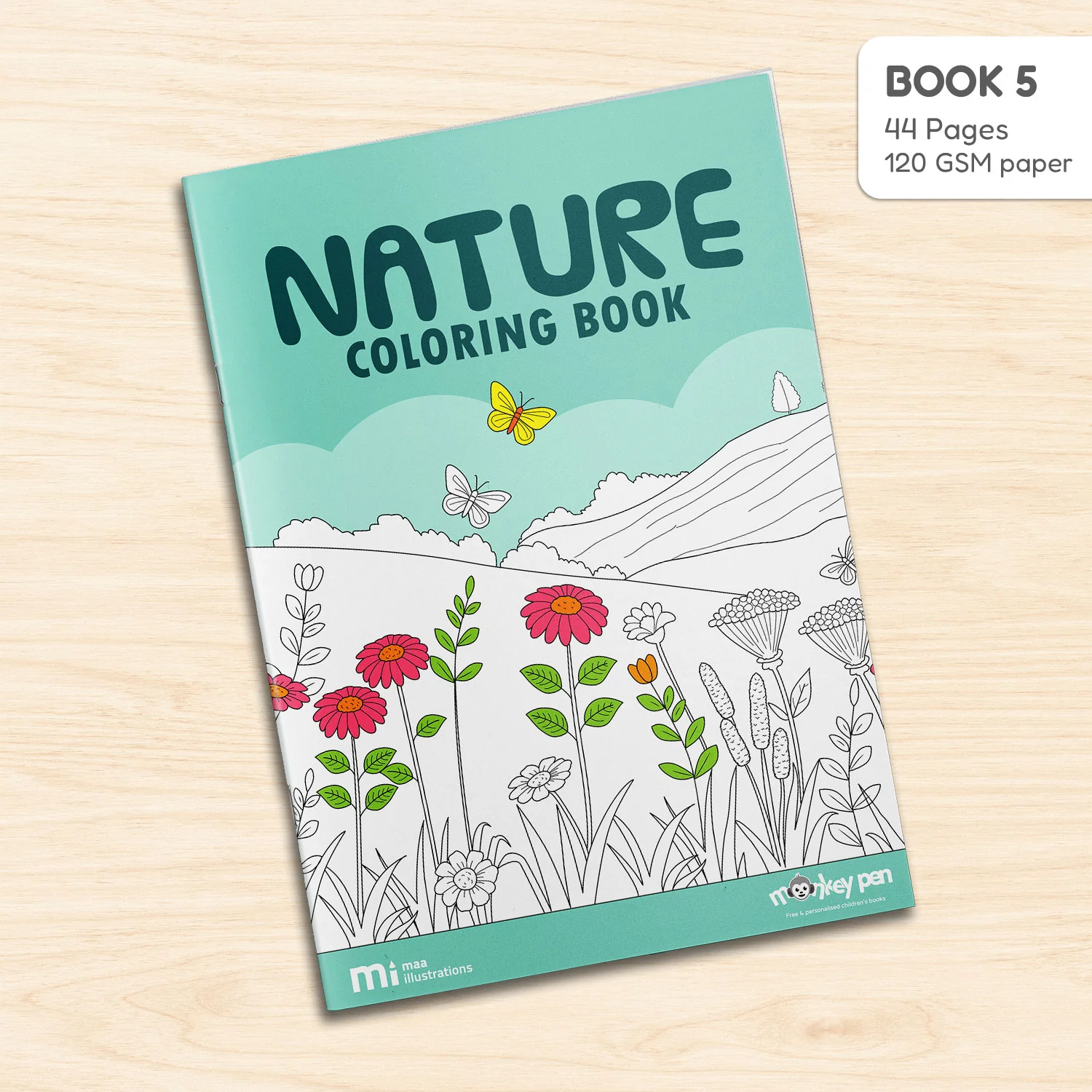 Jumbo Coloring Book Bundle - 5 Themed Printed Books + Free Coloring Pencils Set + Free Shipping - The Perfect Gift for Kids! - Image 12